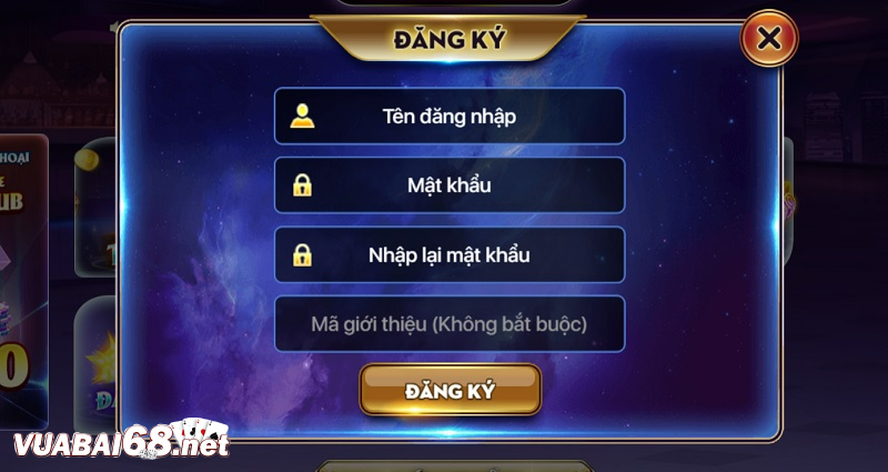Cung cấp các thông tin cụ thể và chi tiết tại biểu mẫu tạo tài khoản