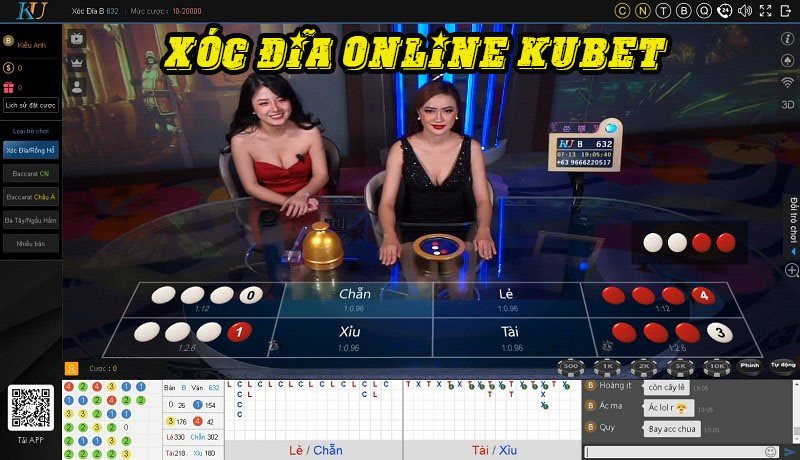 Các loại cược xóc đĩa trên Kubet