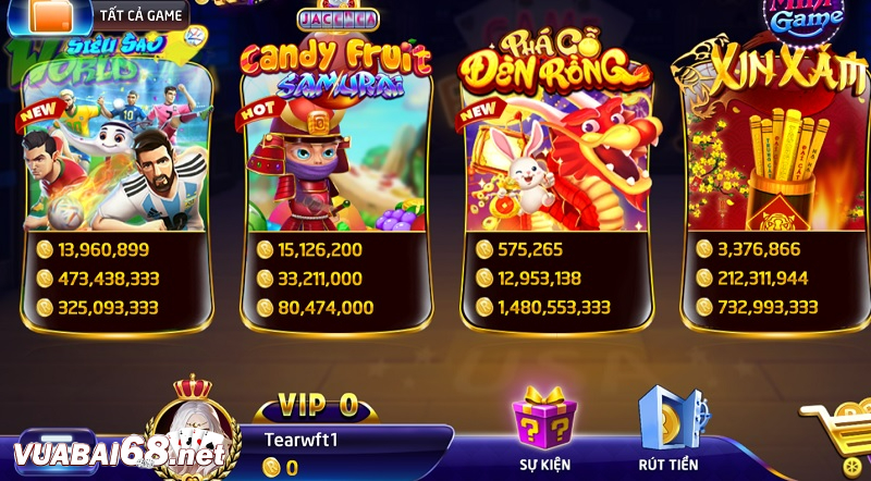 Cung cấp nhiều thể loại game phổ biến cho anh em chọn lựa